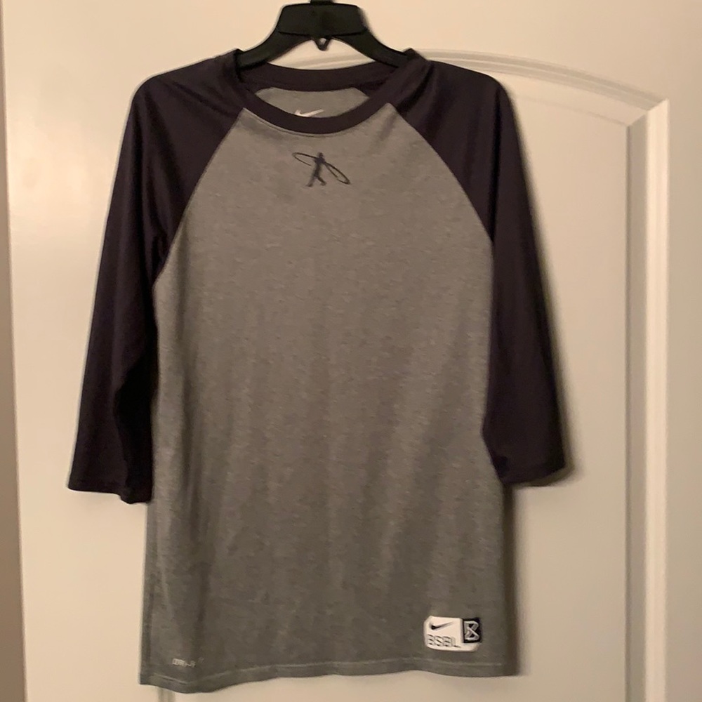 3/4 sleeve Nike baseball shirt